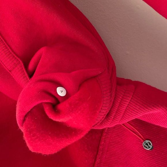Lululemon scuba hoodie full zipper red size 4 - Picture 7 of 7